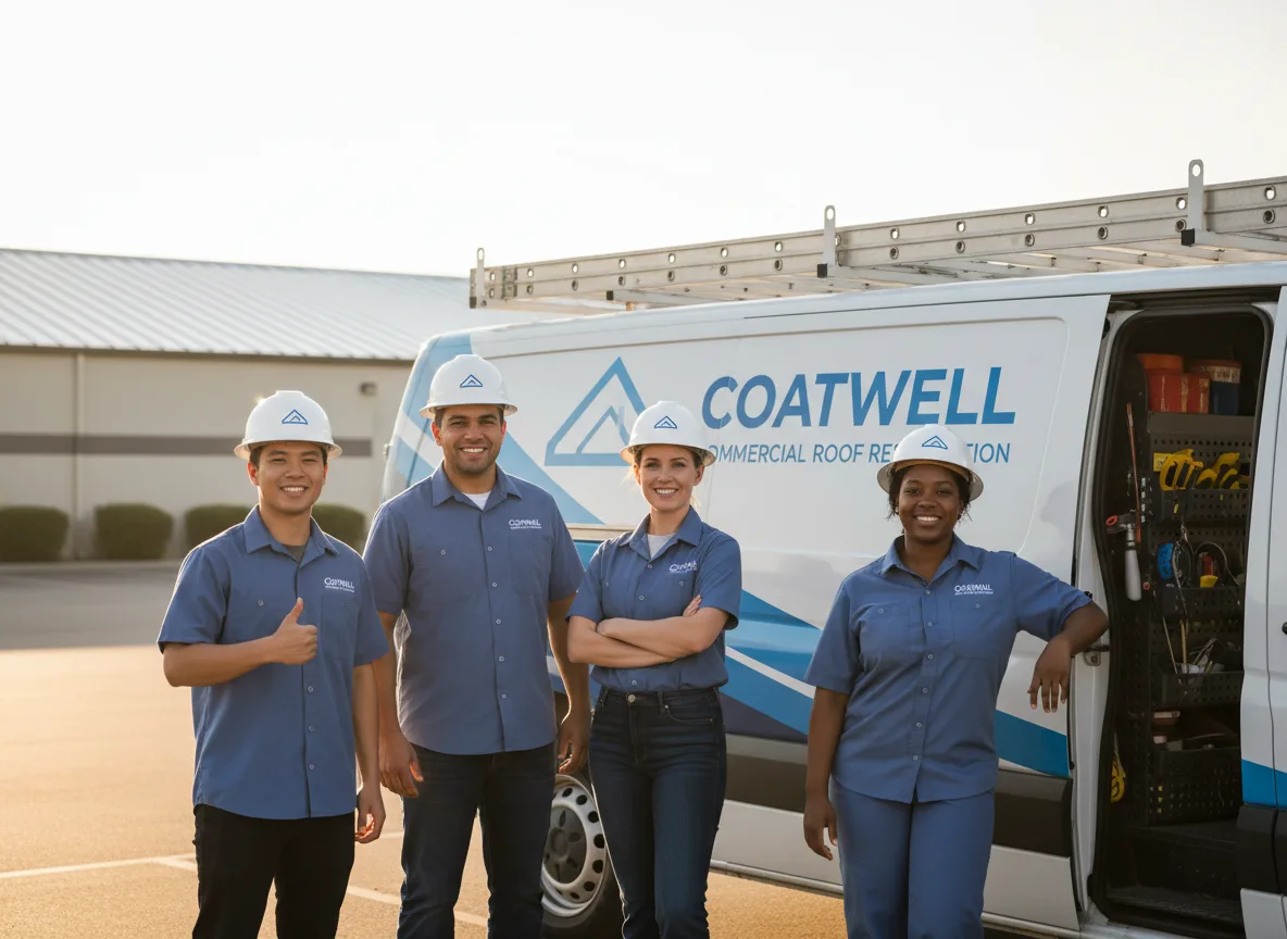 Commercial roof coating company in Lake Park, IA